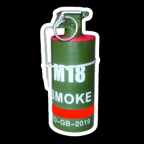 CLE7034-R SMOKE CZERWONY M18 CLE7034-R SMOKE CZERWONY M18