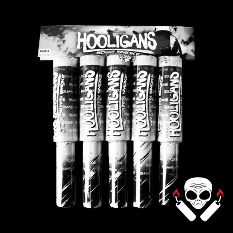 Hooligans white smoke HDP60B 1sztuka