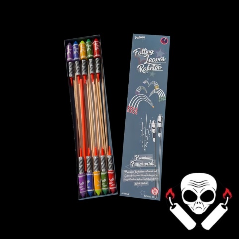 Rakiety Pulver Pyrotechnik Falling Leaves Rockets / PP-R-FL-01 Rakiety Pulver Pyrotechnik Falling Leaves Rockets / PP-R-FL-01