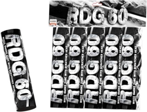 Świeca dymna na draskę biała RDG60B(SH) T1