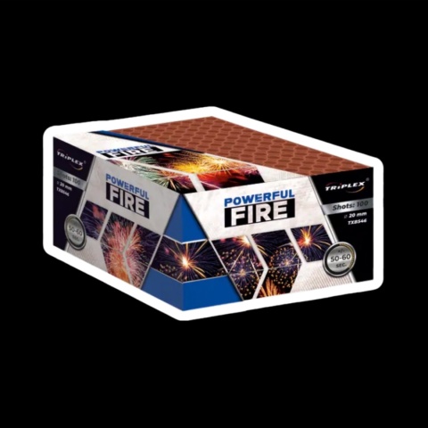 WYRZUTNIA POWERFUL FIRE - 100 strzałów - 20mm - TXB546