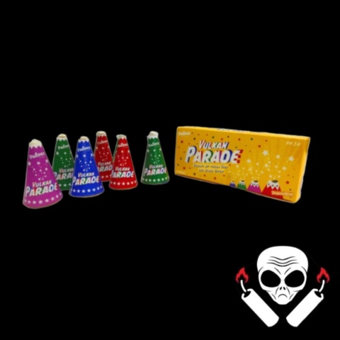 Wulkan Pulver Pyrotechnik Vulkan Parade 6er/ PP-J-KE-03