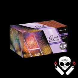 Wyrzutnia Triplex GREAT CHOICE FOR GREAT PARTY TXB614 - 56 strzałów