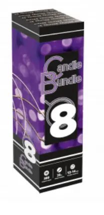 Wyrzutnia/Bateria RZYMSKICH OGNI Triplex CANDLE BUNDLE 8 XC3008 - 300 strzałów, kaliber 12/14mm