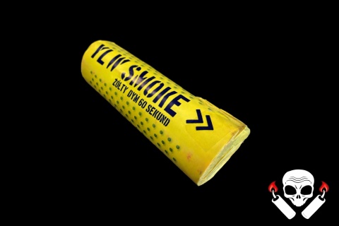 Świeca dymna żółta Yellow Smoke CS1807D T1 – gęsty dym, efekt foto / event